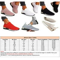 Ženske cipele za hodanje Ležerne tenisice Udobno klizanje na obućama White 8