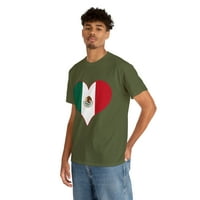 Heart Mexico zastava Unise Graphic majica