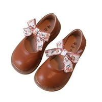 Čizme za dječju veličinu Dječje veličine Toddler Fashion Girls Obuce Slatke luk cipele Satin gležnje