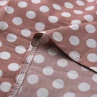Yuehao Ljetne haljine za žene Ležerne prilike Ležerne ljetne tačke od tiskane bez rukava haljina bez