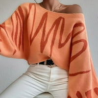 Ženski pulover Dukseri ženske lagane pulover Dukseri Ljetni trendi narandžasti l