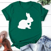 Majice za šume i za žene Ležerne prilike Uskršnje zečice Ispiši majicu kratkih rukava majica