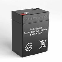 Batterguy Dual-Lite EZ-2-220V Zamjena 6V 4.5Ah baterija - baterijski premaz brend ekvivalent