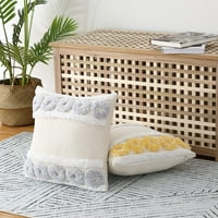 Assile 18 X18 Boho dekorativni jastuk za bacanje navlake Chenille Tufted poliesterski tučev jastuk,