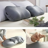 Svi okrugli jastuk za spavanje, ovisnost od dubokog sna 3D ergonomski jastuk, pukotina za pjenu za pranje,