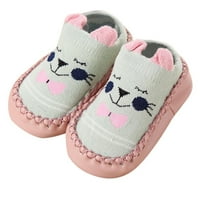 Cipele za bebe dječake Djevojke crtane uši podne čarape non kliznite za bebe Step cipele čarape casual