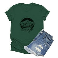 Majice za žene Ležerne prilike Basic Womens Ljetni modni vrhovi morski organizam Grafički print TEE