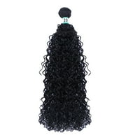 Proizvodi za njegu kose WIG BULULLS Brazilska kosa Weave snopovi prirodna crna boja valovita kosa