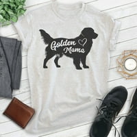ZLATNA MAMA Majica, Unise ženska majica, zlatni retriver vlasnik, najbolji pas mama poklon, Heather Ash, X-Veliki