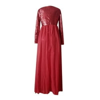 Kali_store Formalne haljine Ženska vintage midi haljina čipkaste veze elegantna a-linija svečana haljina
