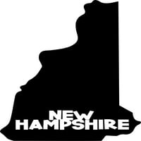 New Hampshire Home Hometown Sjedinjene Države Zidne naljepnice za zidove Ogulje i stick Wall Murels