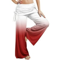 Gubotare Ženske hlače Trendi žene preko struka Stretch Flarne noga za pokretanje nogu joga hlače gamaše