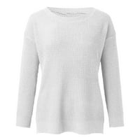 KARDIGAN pulover Dukseri za žene Ženske labave džemper sa dugim rukavima, Ležerne prilike pulover u