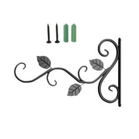 Wovilon viseći biljni nosač metalni kovano željezo za kovano željezo na zid ukrašeni kuka za vješanje za viseće zatvorene vanjske sagračeve cvjetne lonce za ptičje uvlačenje fenjera za ptice lampioni