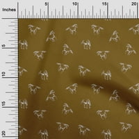 Onuone baršunasto smeđa tkanina konja za šivanje materijala za ispis tkanine sa dvorištem široko