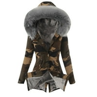 Tking Fashion Women Cardigan kaput zimska topla debela jakna s kapuljačom kapuljača sa kapuljačom za