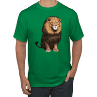 Slatka sjedi afrički lav životinjski ljubavnik Grafička majica