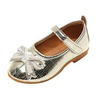 FVWitlyh Gilrs Boots Link Fashion Jesenske djevojke Casual Cipes Flat Ladweight Pearl Rhinestone Bow