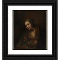 Rembrandt van rijn crni ukrašeni drveni vitrini uramljeni dvostruki matted muzej umjetnosti naslovljen: