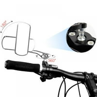 Biciklističko ogledalo, biciklistička oprema - par klasični biciklistički pogled na zrcalo ručica, 360 ° okretni fleksibilni stražnji pogled za bicikle sigurnosno ogledalo, HD, retrovizor za prah eksplozice, retrovizor e-bicikla