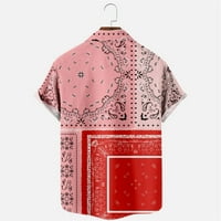 Košulje za muškarce i dječake Hawaiian Boho Retro stil Ispis Regularni fit casual majica s kratkim rukavima