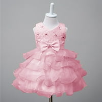 Dječja djevojka haljina Bowknot Kids Girl Haljina Princess Formalno održavanje haljine haljine djeveruše