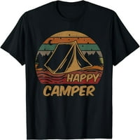 Kamp Pokloni Happy Camper Kamp Izviđači za ljubitelje zaljubljenika u kampu Crna X-velika