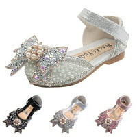 Eczipvz Ljetne sandale Djevojke Princeze Cipele Sandal Cvjetni luk kravata cipele Šuplje cvijeće cipele
