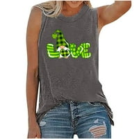 Muška bluza sv. Patricks Slobodna majica Green Shamrock Graphic Tee Trendy Preveliki vrhovi Ležerni