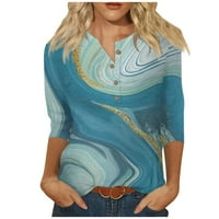 Strungten majice za žene Slatki tinejdžeri Bluze Ležerne prilike plus veličine Basic Tops Pulover bluze
