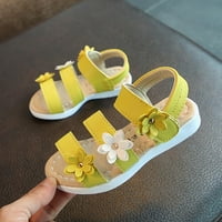 Dječje djevojke sandale princeze otvoreno-tonovo dno cvijeće rimske plažne cipele