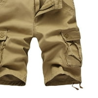 CLLOOS CARGO SHOCTS za muškarce opuštene fit multi džepove kratke hlače Radne taktičke kratke hlače