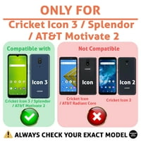 Razgovor s tankom slučaju kompatibilan za ikonu kriketa 3 Splendor AT & T Motivate 2, Obećaj Print,