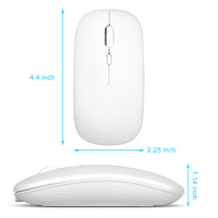 2.4GHz i Bluetooth punjivi miš za Xiaomi 11T Bluetooth bežični miš dizajniran za laptop MAC iPad Pro