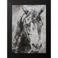 Orlov, Irena Crna Moderna uokvirena muzej Art Print pod nazivom - Morgan konj - crna ljepota