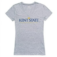 Republička odjeća 520-128-H08- Kent državni univerzitet za žene zaptiva majicu - Heather Grey, ekstra