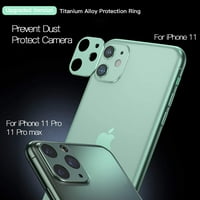 Objektiv za fotoaparat Zaštitnik za iPhone 12, zaštitni prsten legura od aluminija - crvena