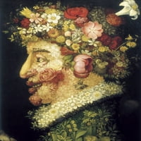 Arcimboldo Giuseppe. Proljeće. 1589. Detalj. Renesansna umjetnost. Cinquecento. Ulje na drvu. Španija.