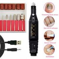 Fugseused set električni stroj za kosilice za nokte Razne bušilice USB utikač Professional Ukloni mrtav