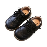 Leesechin ponude cipele od malih kandidata Lightweighty Girls Boys Ležerne prilike čipke od kože cipele