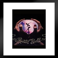 Stil Crystal Ball Album Cover Classic Rock Music Merchandise Retro Vintage 70s 80s Estetski pojas Matted