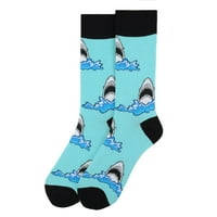 Par muških morskih šaka JAWS čarape za posade - plava