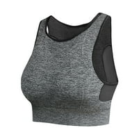 Bralette za žene plus veličina joga bluza bez rukava hladno rameni vrhovi svakodnevni grudnjak sa spavanjem