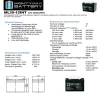 12V 35Ah SLA interna nit baterija za ADC skuteri Wenzelite