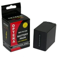 LI-ION baterija Optek NP-FV 4500Mah ultra visokog kapaciteta, punjač za Sony PJ10, XR160, XR260, XR260V,