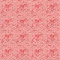 Ahgly Company u zatvorenom kvadratu pastel ružičaste prostirke, 8 'kvadrat