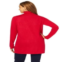 Jessica London ženska plus veličine pamuk kašmir turtleneck džemper
