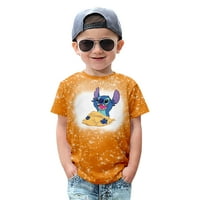 Roditelj-Child odjeća Ljeto majica kratkih rukava, casual vrhovi, crtani lik ubod majica za vrat