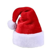 Strungten Božićna kapa debela ultra mekana plišana slatka Santa Claus Holiday Fantat Hathe Sun Hat Womens