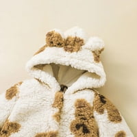Odjeća za bebe Djevojke Zimski kaput Dojenčad za dojenčad novorođenčad Warm Furry One Outfits 9- mjeseci